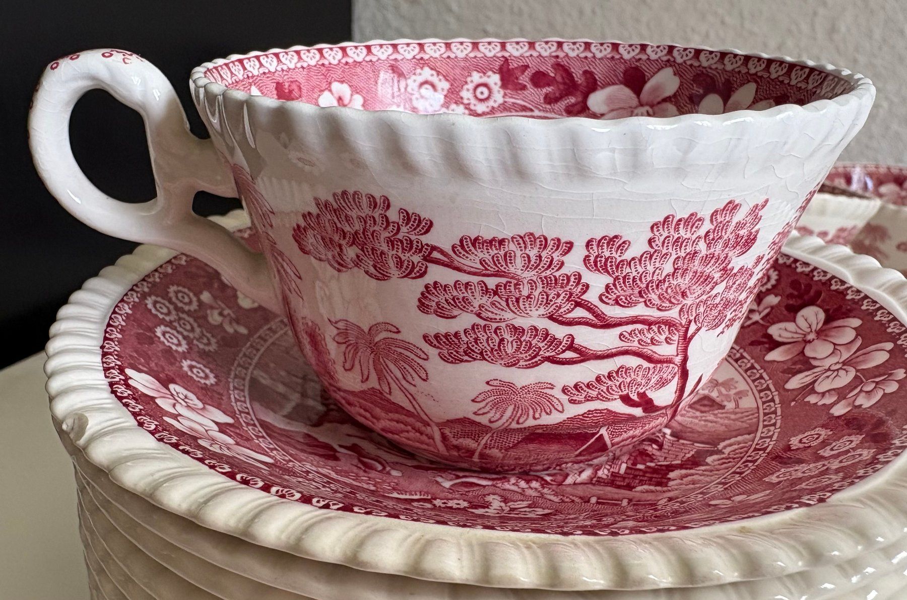 Spode Geschirrsets: Spode Pink Tower Teeservice – Gebraucht aus Zürich von Pam-Creation 6