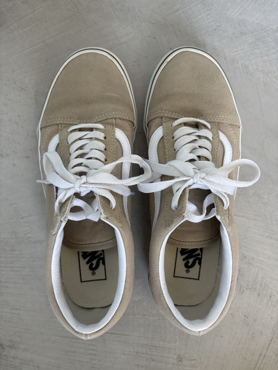 Vans Scarpe da uomo: Vans beige, Gr. 39 mit exclusive NICKLESS Unterschrift – Usato da Steinmaur venduto da aly_mhs6 1