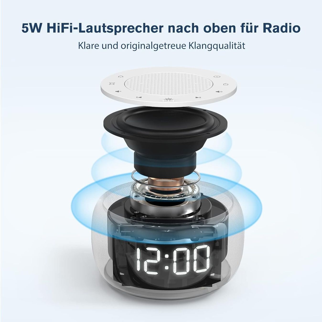 Réveils: Digitaler Radiowecker – Neuf avec emballage d'origine à Nuglar par SaleRitter 2