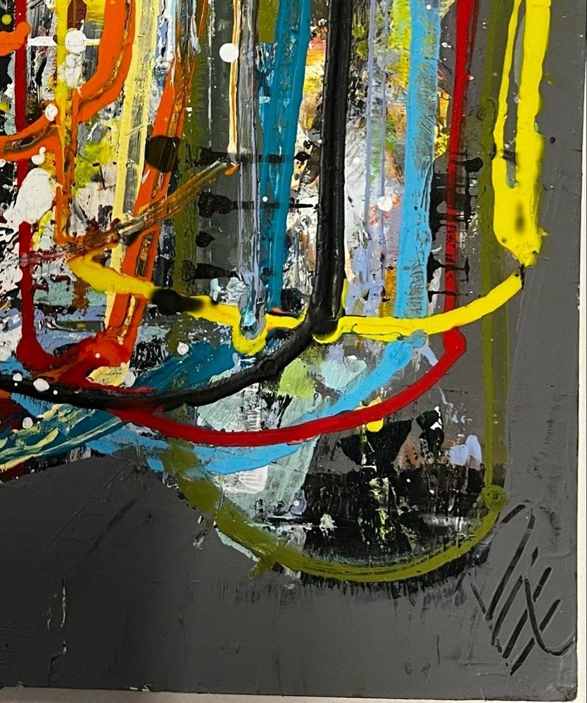 Tableaux: Peter Carson - Grosse Mischtechnik, “Bottle Paradise” – D'occasion à Hinwil par Grossformat 1