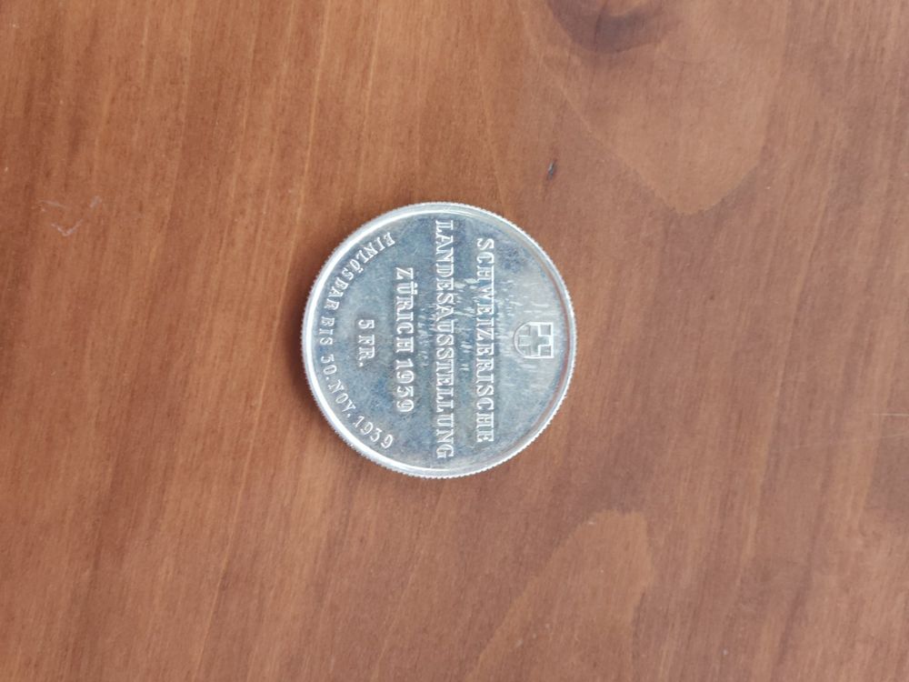 Rare piece commemorative 5Fr. 1939 | Kaufen auf Ricardo