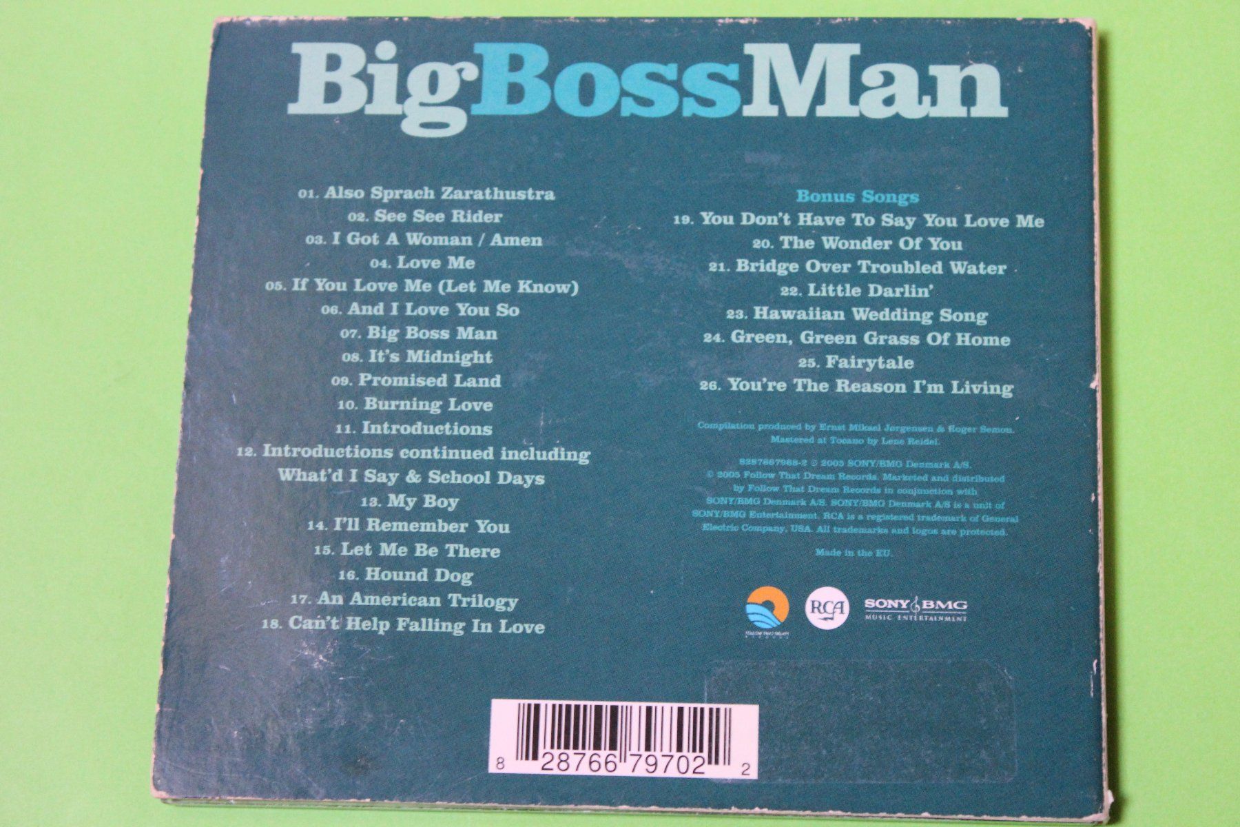 CD: Elvis Presley - Big Boss Man FTD CD – Usato da Tübach venduto da JamesStone 3