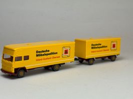 Wiking Mercedes 1620 Möbellastzug Deutsche Möbelspedition
