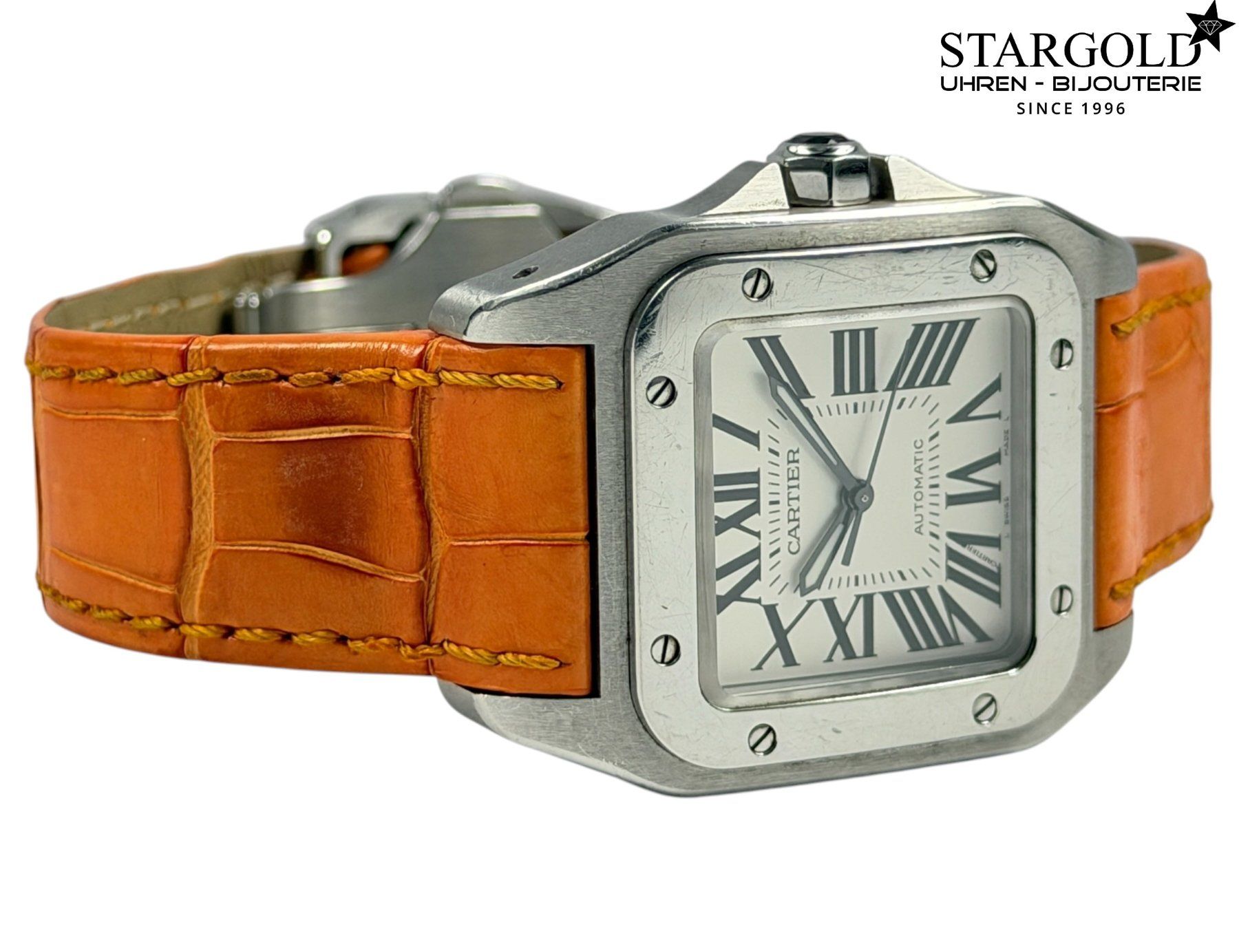 Cartier Uhren: Cartier Santos 100 - 2878 – Gebraucht aus Zürich von Stargold-Uhren 2