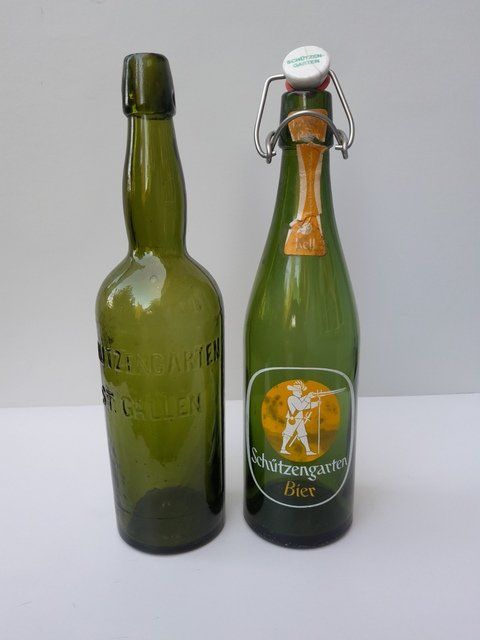 Bicchieri, Caraffe & Bottiglie: Bier Flaschen Brauerei Schützengarten – Usato da St.Gallen venduto da Stocken64