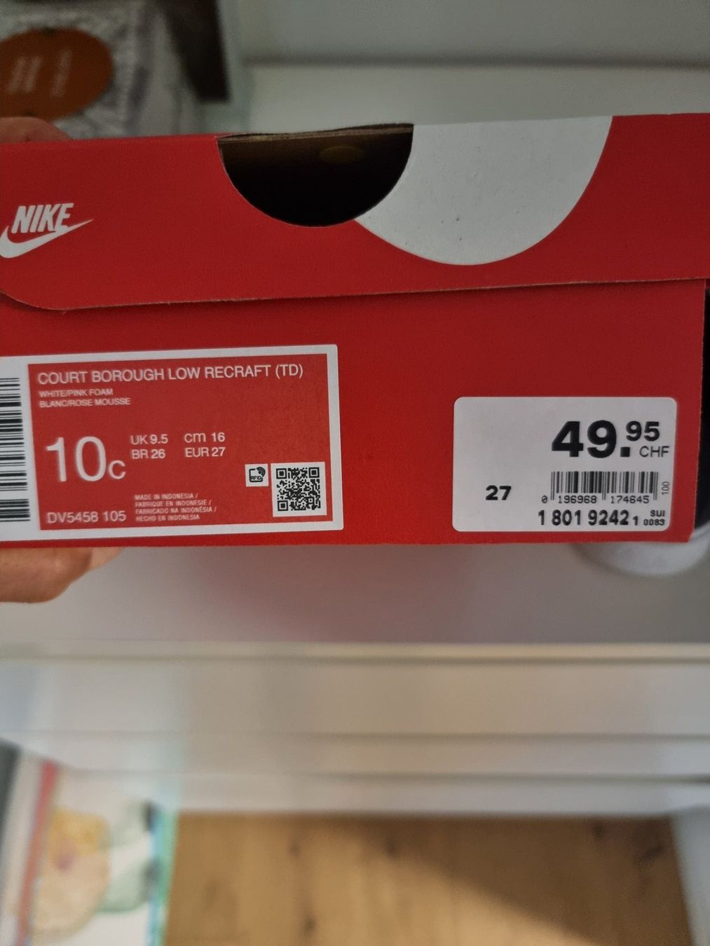 Nike Scarpe per ragazze: Nike Court Borough Low, 27 – Usato da Buttikon SZ venduto da Limo180 4