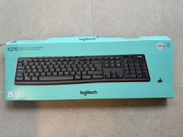 Logitech K270 kabellose Tastatur CH Layout guter Zustand
