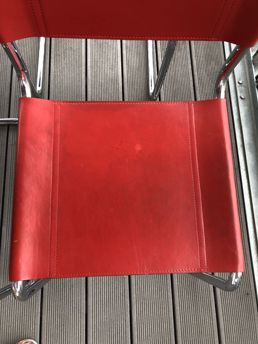 Sedie: Mobilia Italia Leder Freischwinger Rot – Usato da Fribourg venduto da ann_l9b7 5