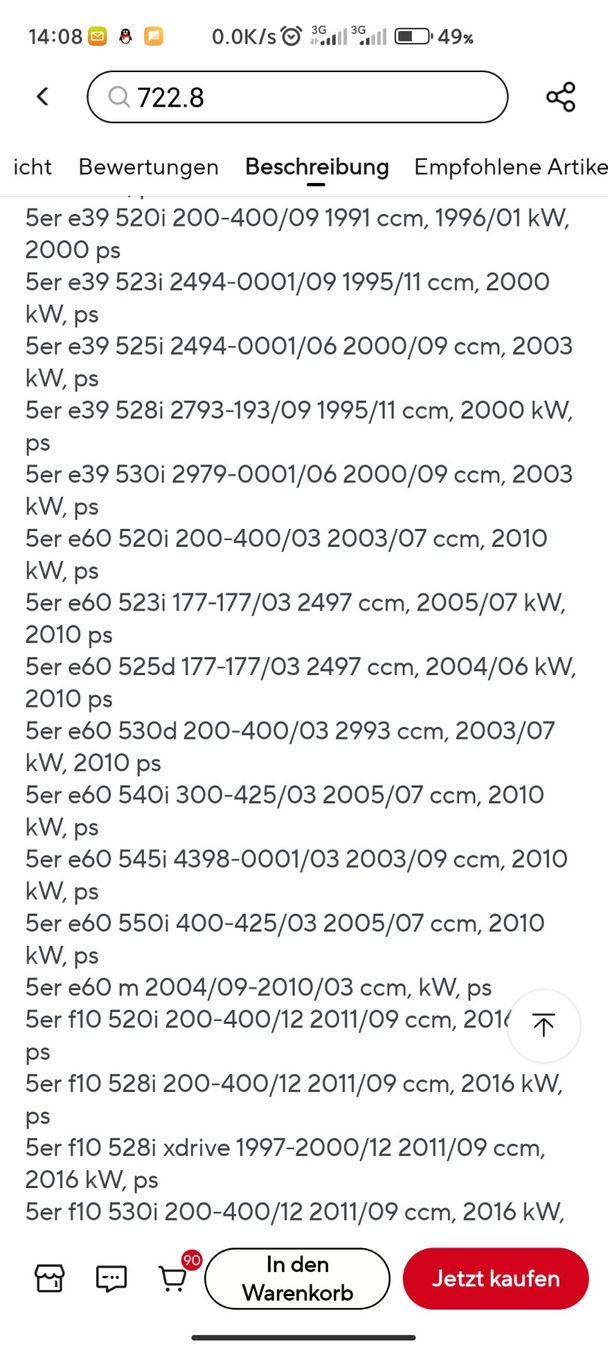 BMW Tutti pezzi di ricambio auto: Wassertemperatur – Nuovo (secondo la descrizione) da Biel/Bienne venduto da johnychen63 5