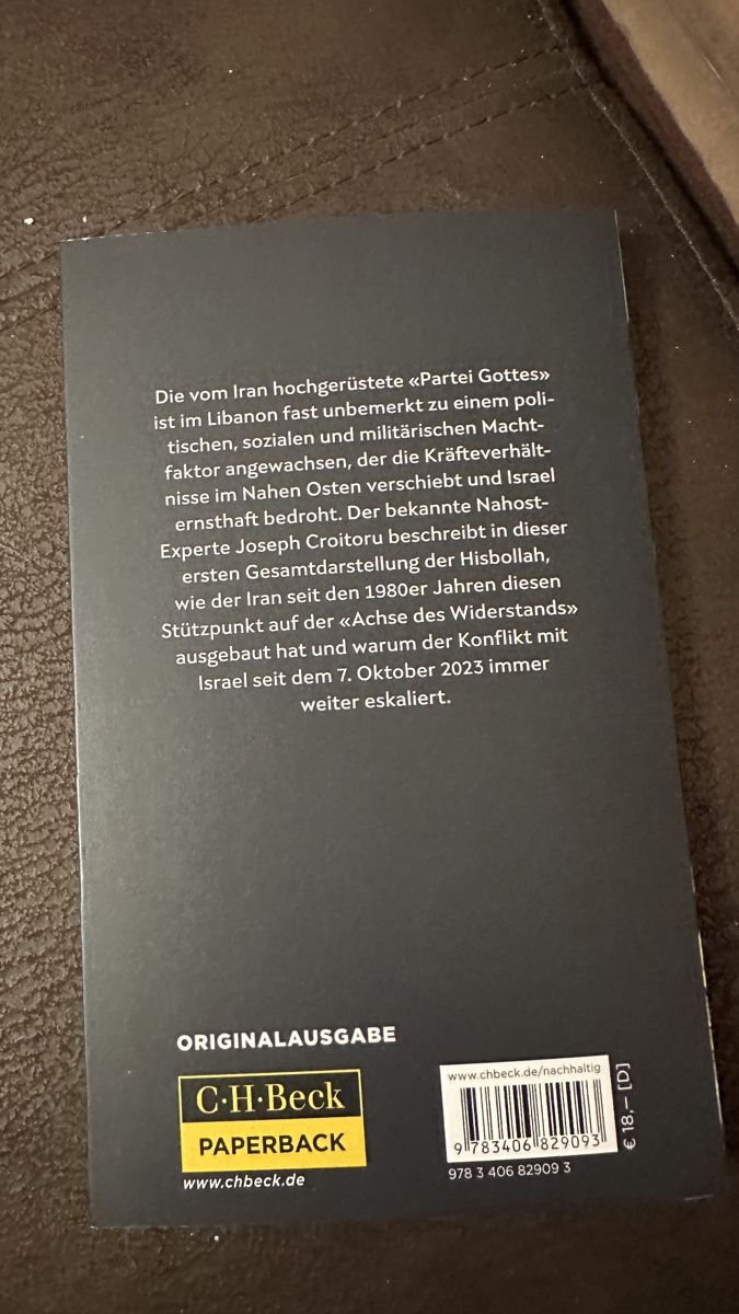 Livres: Buch: Die Hisbollah – D'occasion à Amsoldingen par Thor46 1