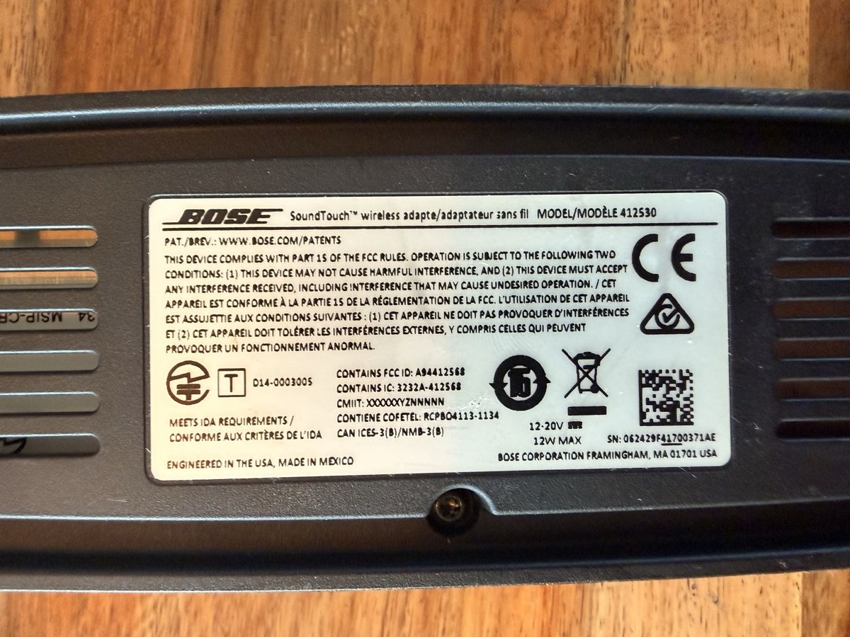 Bose Heimkino: Bose SoundTouch Wireless Adapter Modell 412530 – Gebraucht aus Selzach von rem_c8 1