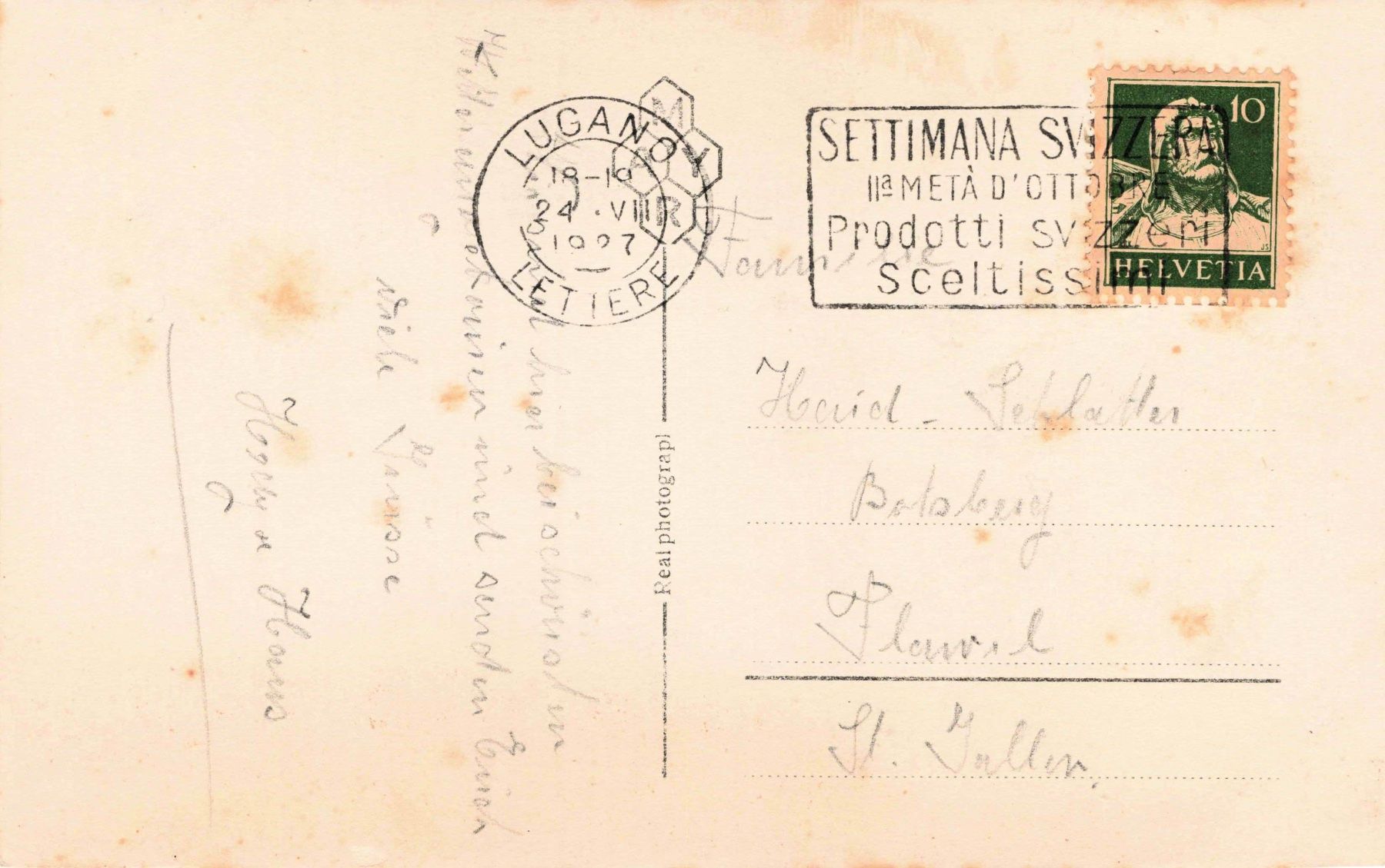 Cartoline postali: Lugano – Usato da Biasca venduto da Blenio71 1