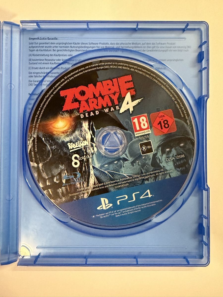 Sony Giochi: Zombie Army 4 Ps4 Game – Usato da Hendschiken venduto da Jamie2006 2