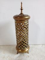 Antik Messing Kerzenhalter Lampe Orientalisch Dekorativ