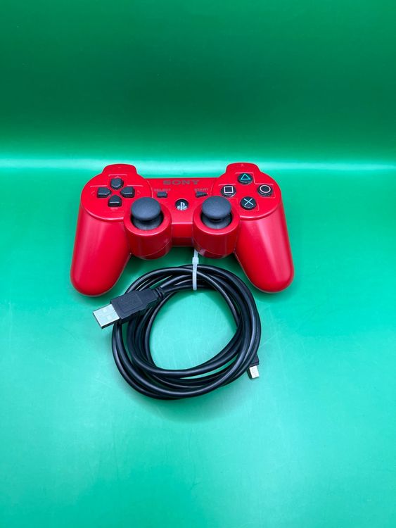 Playstation 3 Wireless Controller rot + USB Ladekabel Kaufen auf Ricardo