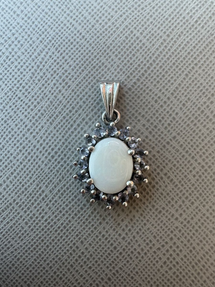 Ciondoli: Eleganter 925 Silber-Anhänger mit Opal – Usato da Buchs AG venduto da Shanem15 2