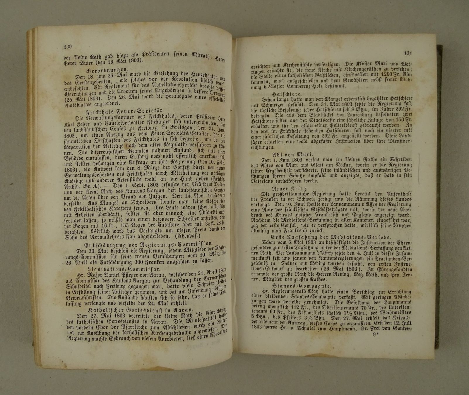 Bücher: DER CANTON AARGAU, 2 BÄNDE KOMPLETT, 1844 – Gebraucht aus Grüningen von Kartensammler 3