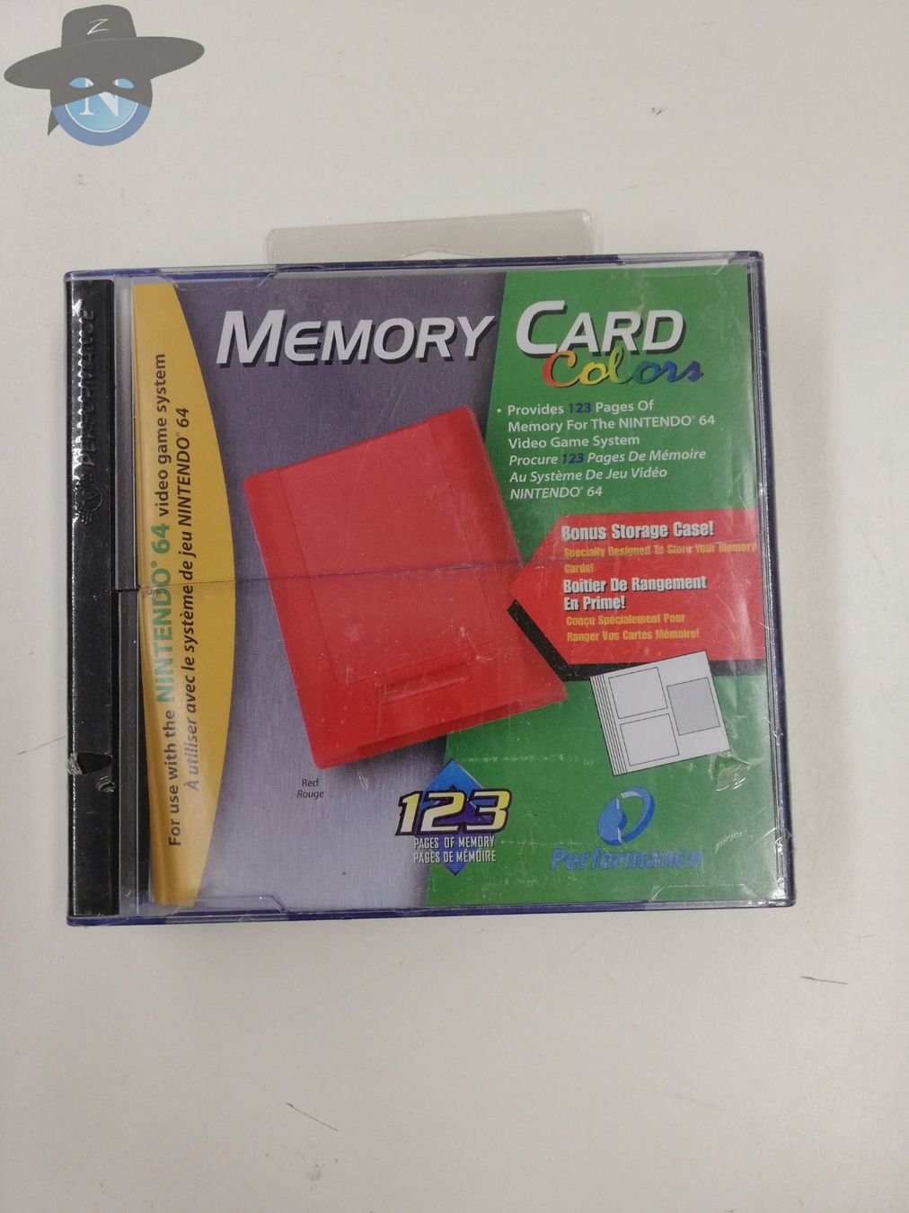 Memory Card 123 Pages in rot für Nintendo 64 / neu - seale (Neu (gemäss ...