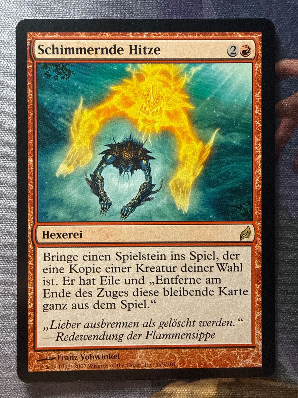 Magic The Gathering Carte collezionabili: Schimmernde Hitze 175/301 Lorwyn – Nuovo (secondo la descrizione) da Windlach venduto da Karterix