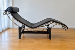 Le Corbusier LC4 Liege schwarz Leder Chrom guter Zustand