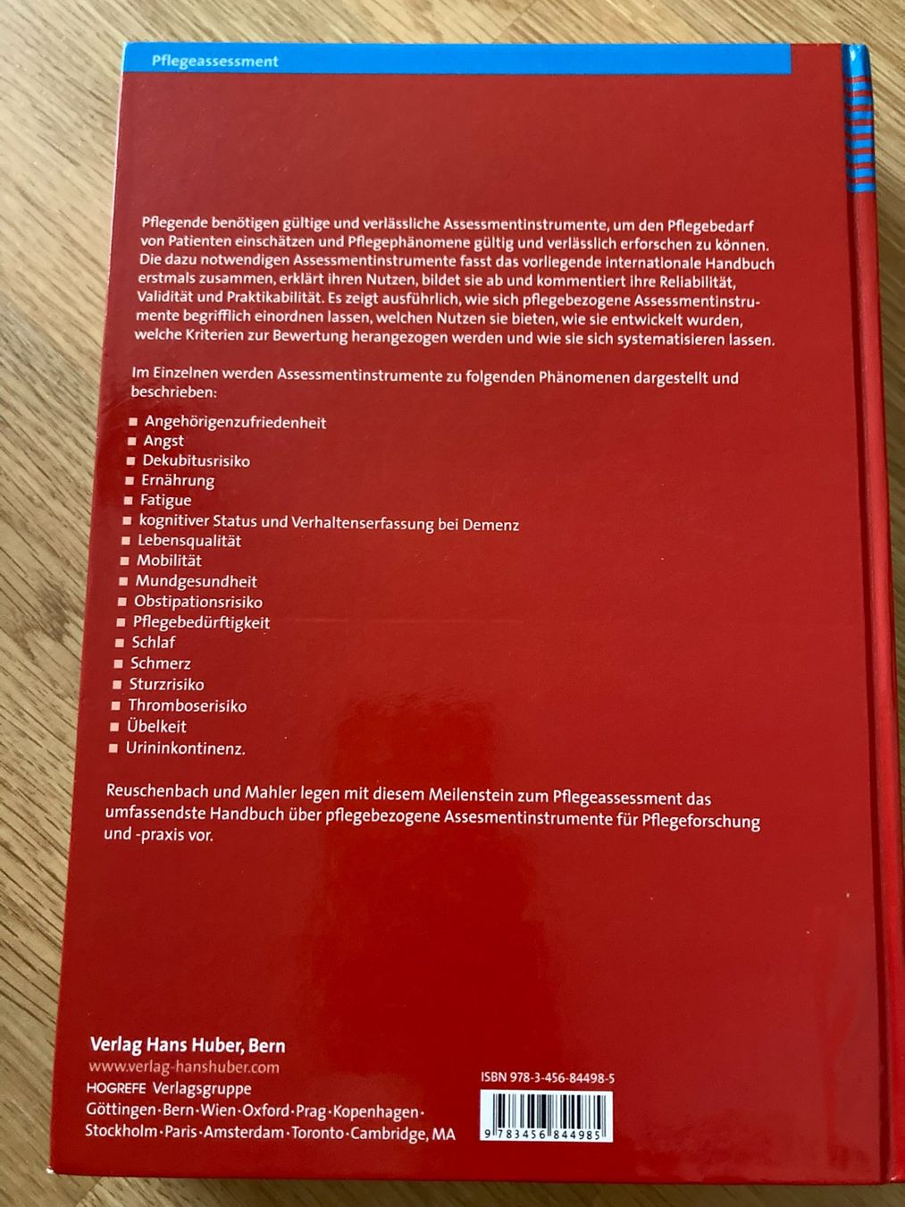 Libri: Pflegebezogene Assessmentinstrumente – Usato da Niederscherli venduto da ypsilon315 1