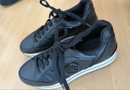 Damen Sneakers schwarz Grösse 39 Guess Leder Optik