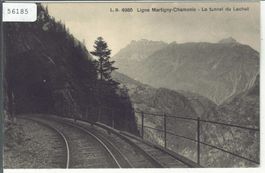 Ligne Martigny-Chatelard - Le tunnel du Lachat