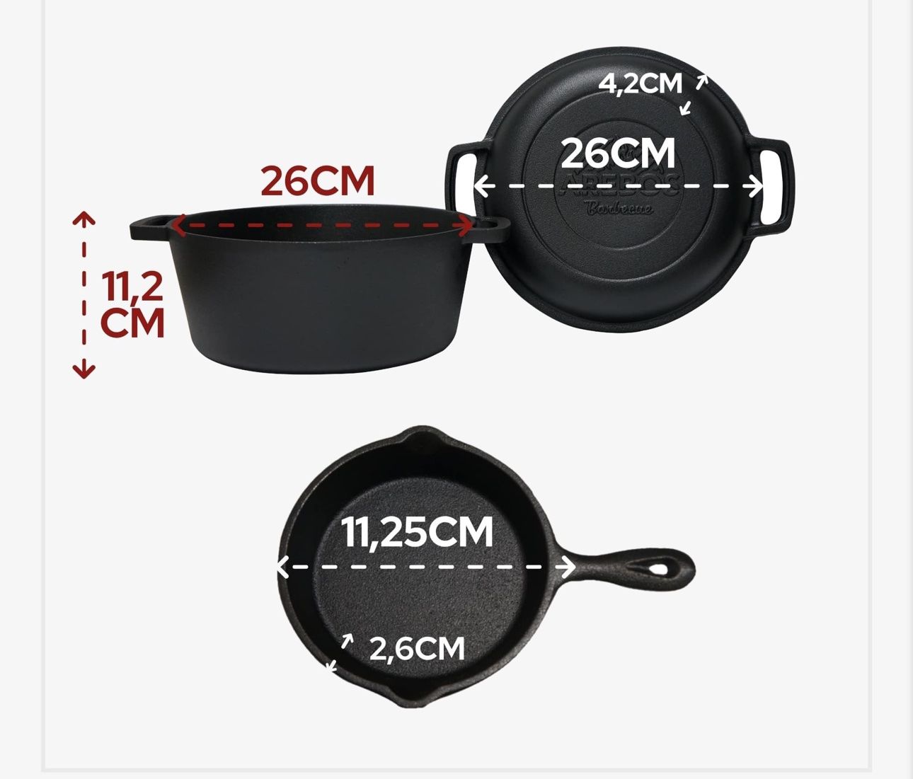 Pentole: Dutch Oven 2in1 – Nuovo e nell'imballaggio originale da Amriswil venduto da JaJa-Express 6