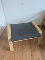 IKEA Poang footstool birch veneer grey good condition