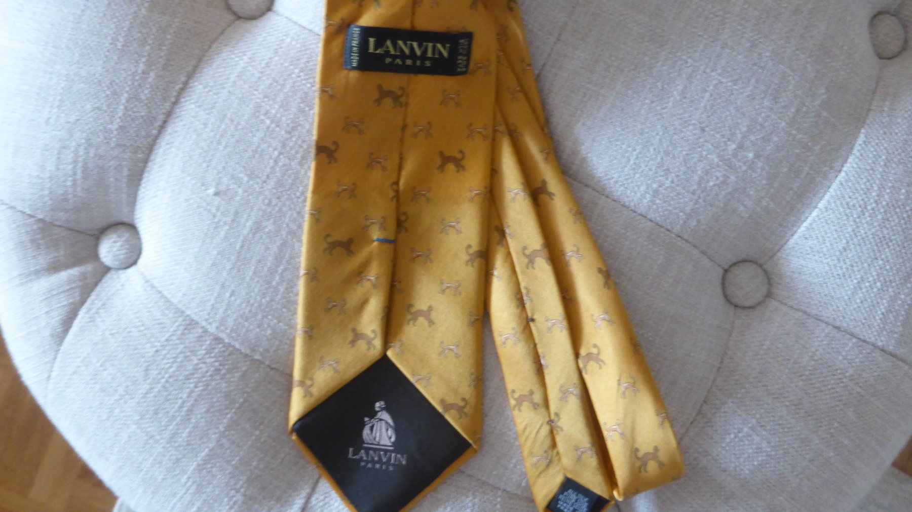 Lanvin Krawatten: Cravate en soie Lanvin – Gebraucht aus Genève von LucieA01 1
