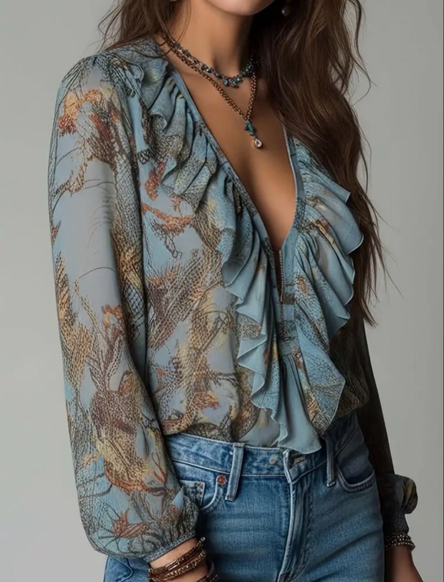 Camicette: Glamour e sexy Camicia-tg M/L-chic per primavera – Nuovo e nell'imballaggio originale da Gordevio venduto da LanaZimm 3