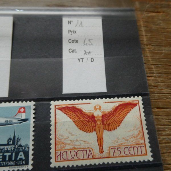 Tutti i francobolli: 3 FLUGPOST - Marken ** Kat. Total Fr. 170.-  siehe Bilder – Usato da Egliswil venduto da Trens01 3