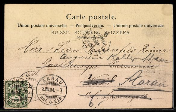 Cartes postales: AK Aarau, Regierungsgebäude – D'occasion à Berlin par bartko-reher 1