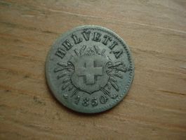 (S) 5 Rappen 1850