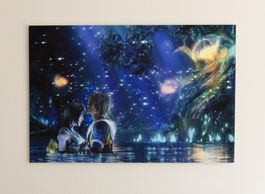 Final Fantasy Poster Alu-Dibond Fineart Hahnemühle 90x60cm
