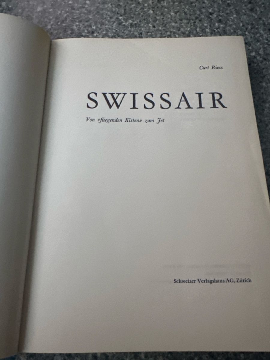 Livres: Swissair libro 1966 – D'occasion à Morbio Inferiore par Ecod 2