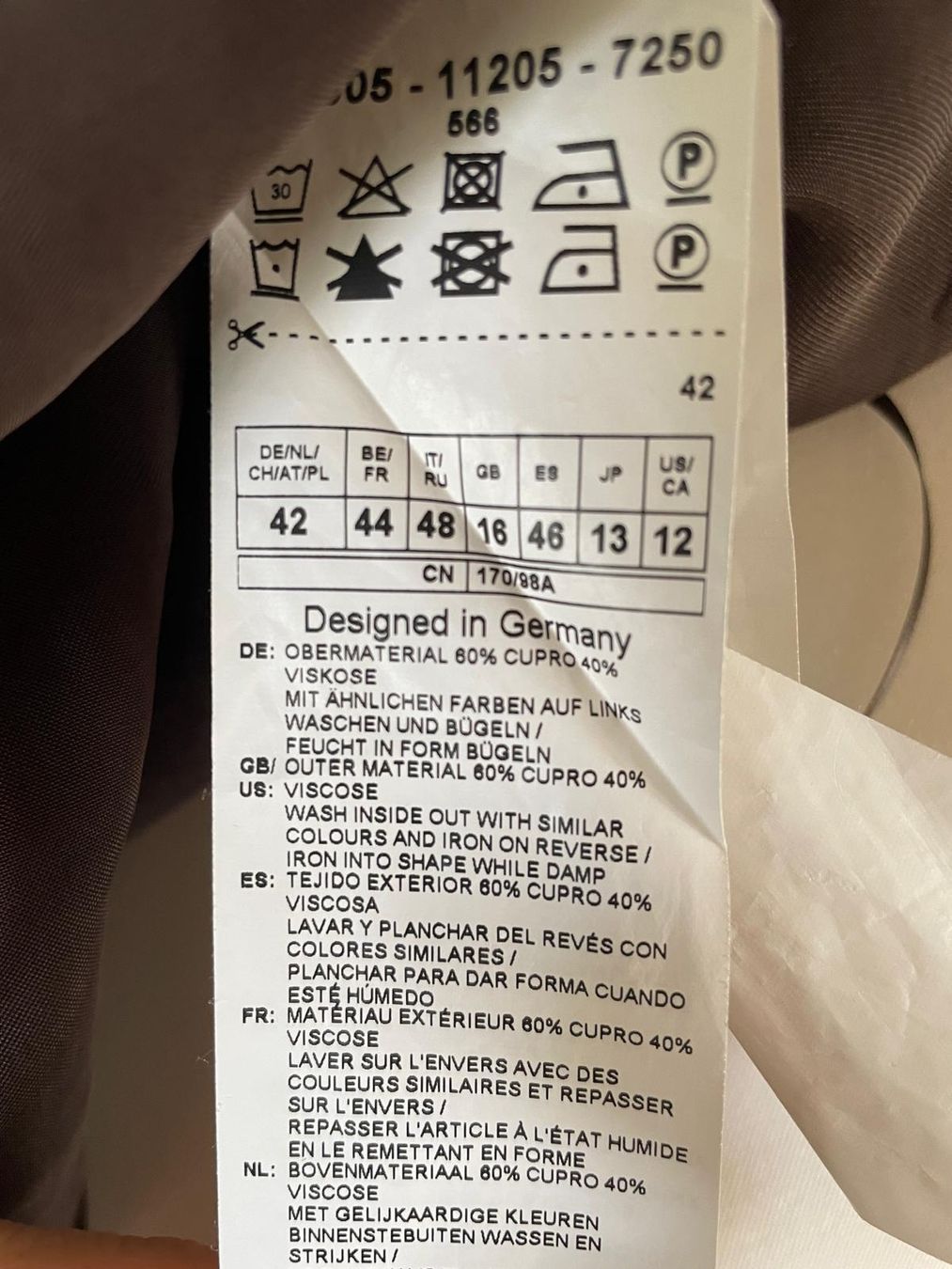 Taifun Camicette: ***TAIFUN*** Bluse braun Gr 42 – Usato da Wädenswil venduto da H2H_Secondhandshop 5