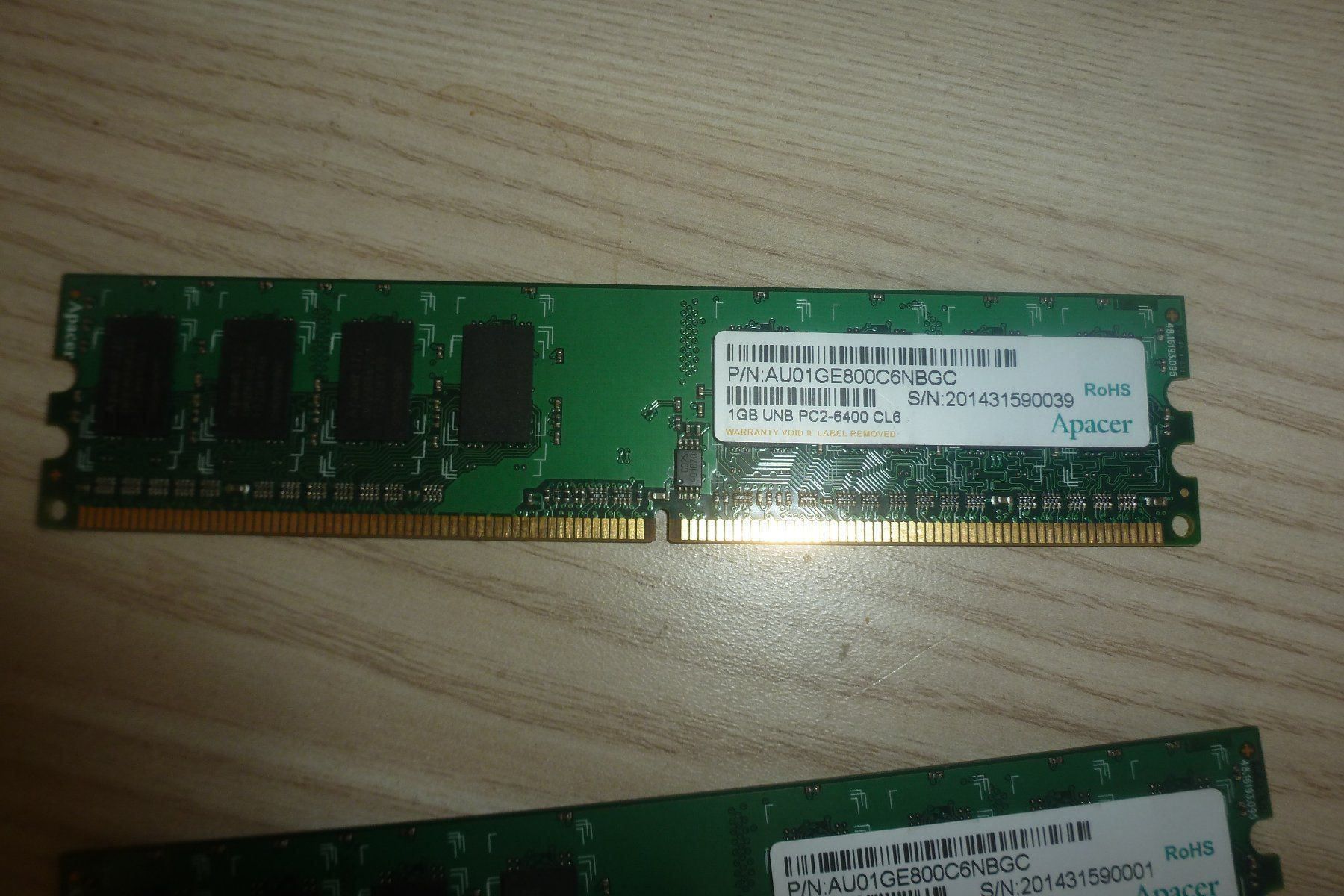 PC: APACER  7 Desktop Computer RAM * 1GB – Usato da Emmen venduto da newcar4you 2