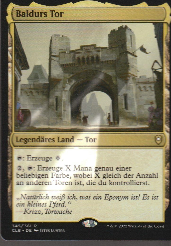 Magic The Gathering Carte collezionabili: TCG Magic The Gathering MTG CLB 345 Baldurs Tor – Nuovo (secondo la descrizione) da Vezia venduto da Aquarius_Age