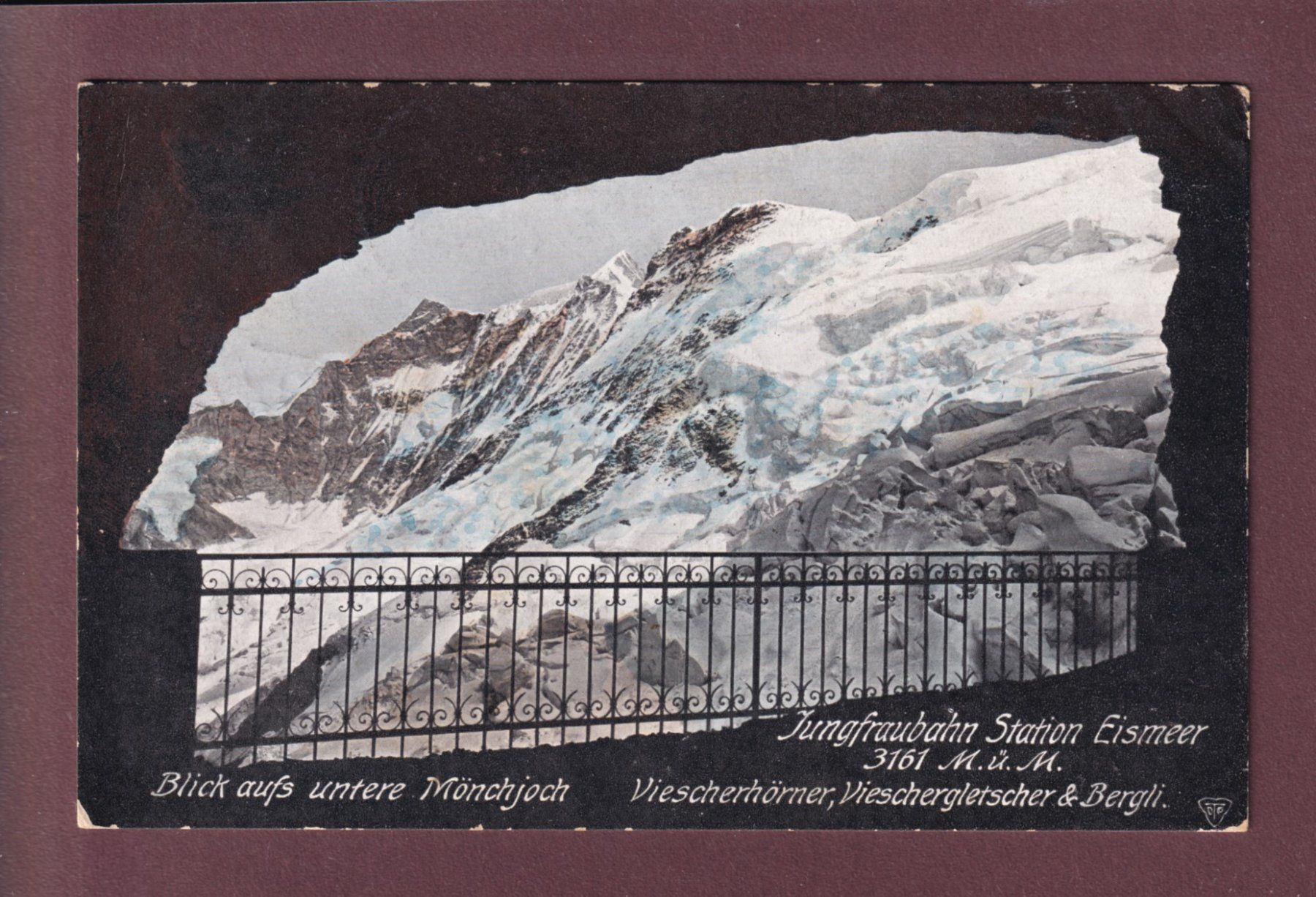 Cartes postales: Jungfraubahn - Station EISMEER - 1905 – D'occasion à Pully par nicecards
