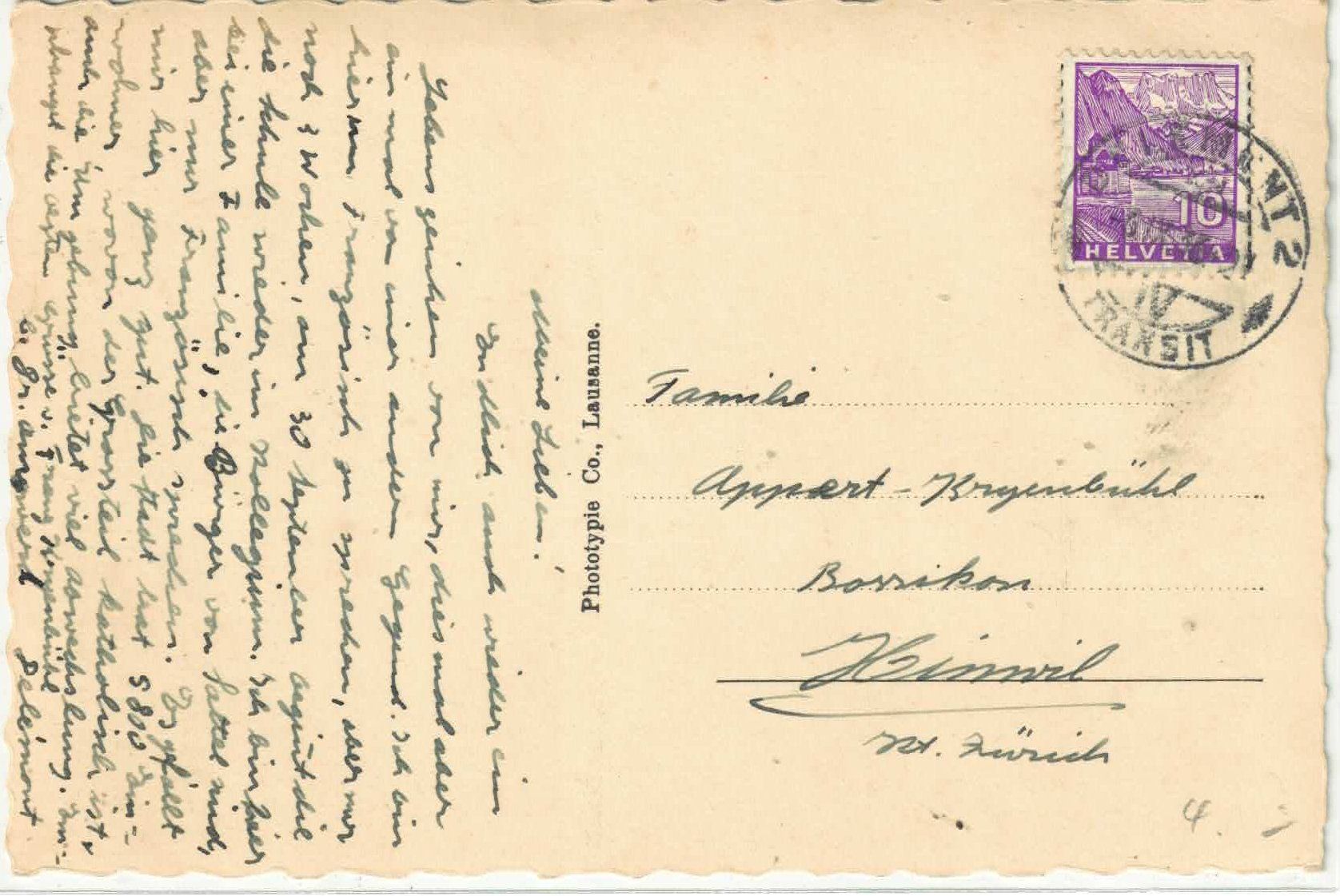 Cartes postales: Delemont - Vue generale – D'occasion à Ettingen par Kartenplanet 1