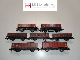 Roco/Fleischmann/Arnold Güterwagenset der DB Spur N ohne OVP