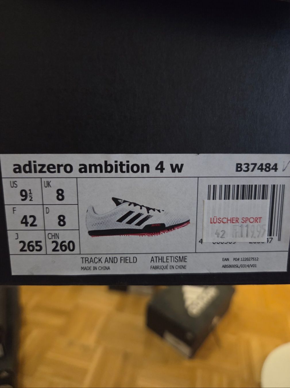 Adidas Scarpe da donna: Adidas adizero ambition 4 w – Usato da Weinfelden venduto da TheWredny