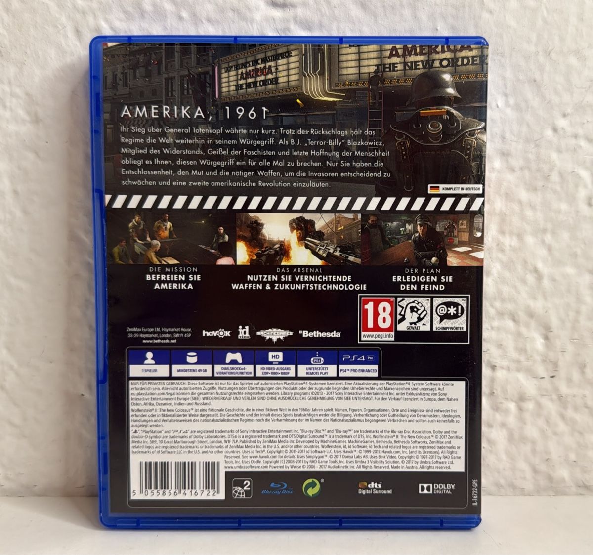 Sony Spiele: Wolfenstein II The New Colossus - PS4/PS5 Game – Gebraucht aus Ehrendingen von bubulence 1