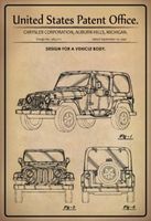 Blechschild-Jeep US Patent