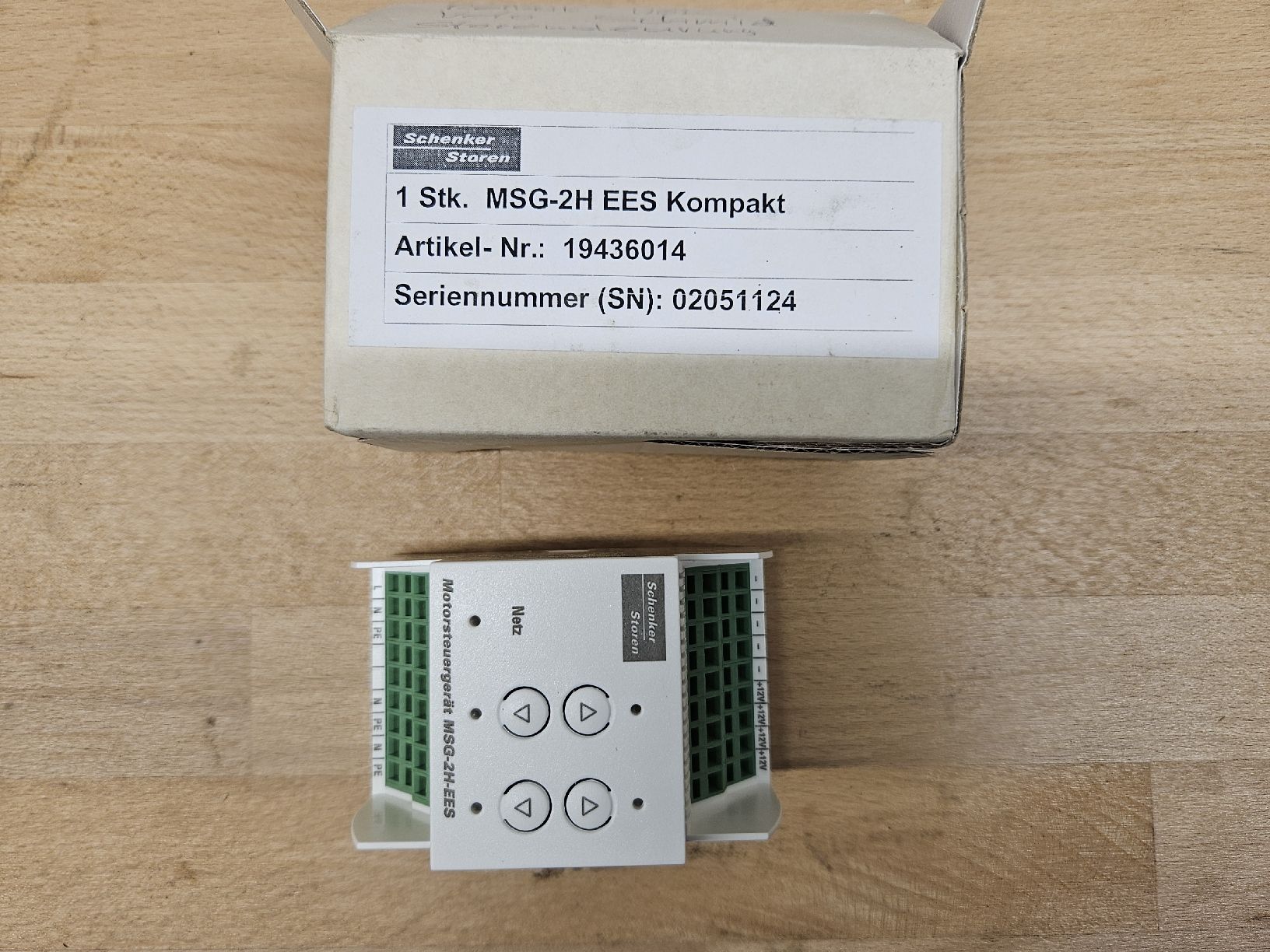 Markisen: Storen Schenker MSG-2H EES Motorsteuergerät Nr.19436014 – Neu (gemäss Beschreibung) aus Oftringen von Mrg3