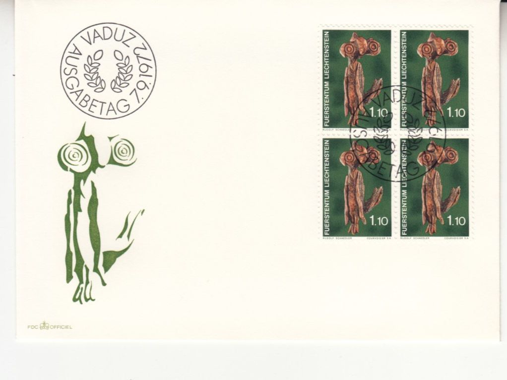 Tutti i francobolli: LBK 507 - 509 im 4er-Block FDC – Usato da Bürglen TG venduto da StampGraf 2