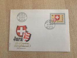 1978 FDC Jura 23. Kanton der Schweiz