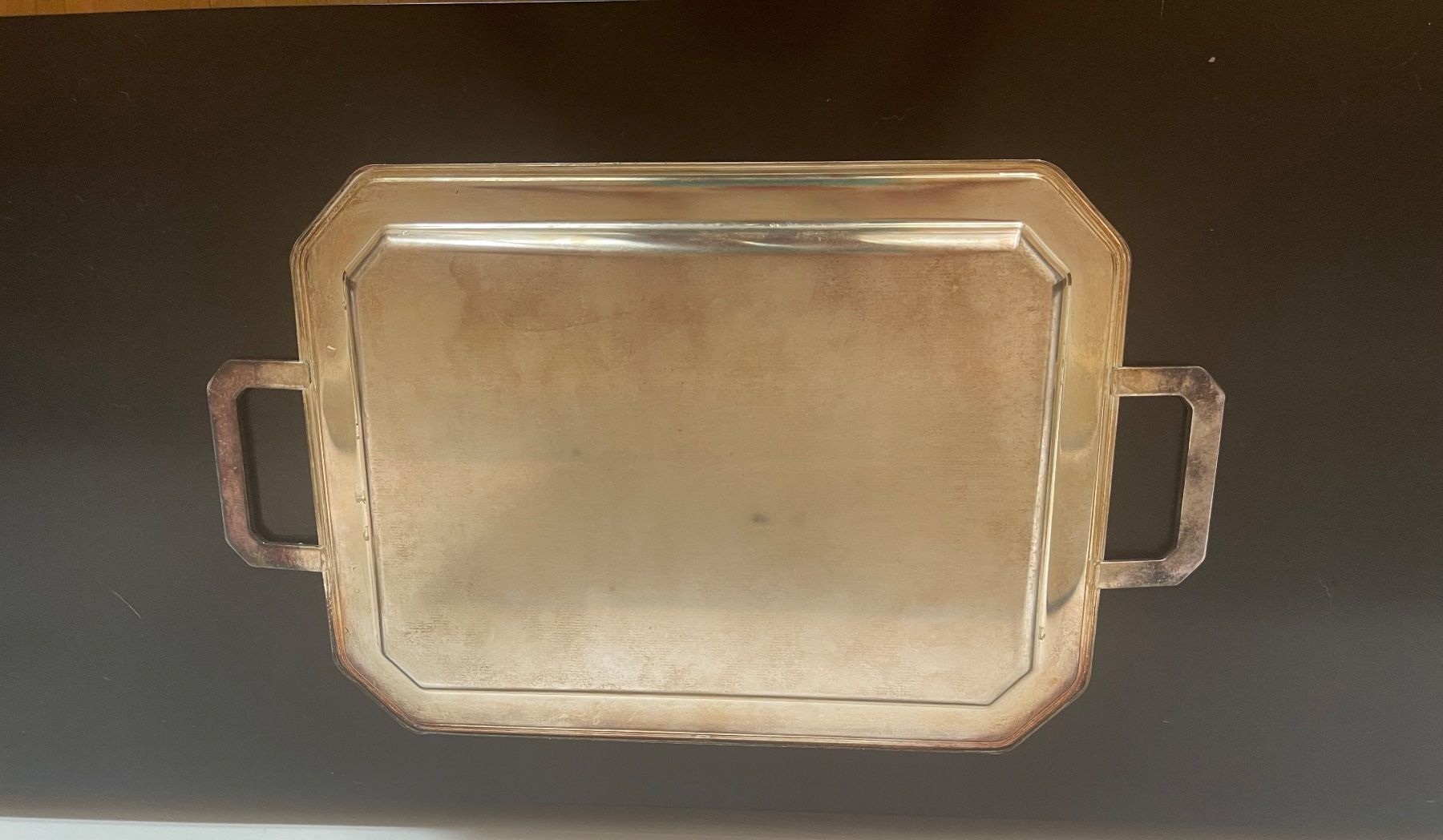 Servierplatten: Silver Plated Italy / Vintage – Gebraucht aus Zürich von zki_yzj7 1