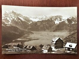 Amden Ausblick auf Linthebene um 1920